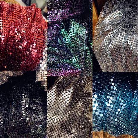 sparkly metal mesh fabric|Sparkly Metal Mesh Fabric Chainmail Jewelry Making .